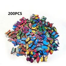 50 Pieces Butterfly Wall Decoration - Plastic Butterfly Wings Foldable Removable Waterproof Reusable Wall Stickers For Family Room Bedroom Nursery Party Wedding Festival Decoration ... Gifts Birthday Graduation Room Decor Home Decor Bathroom Decor Bedroom Decor Room Decoration Stuff Living Room Decor House Decor Home Decor Living Room Wall Art Wall Paper