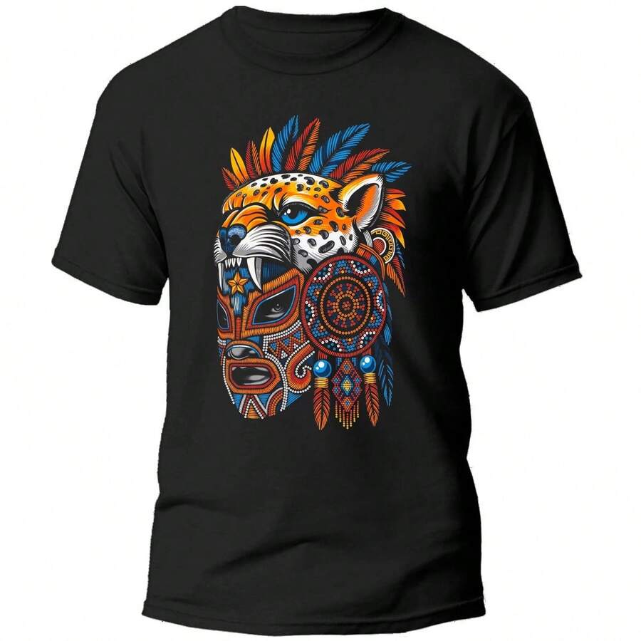 Playera Lucha Libre Mexicana - Ídolo Del Ring - Negro - Ver 1