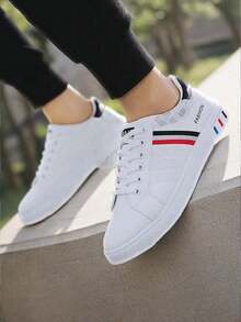 Men Sneakers - White and Red - View 5