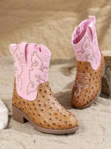 1 Pair Girls' Multi-Match Autumn/Winter Thigh High Anti-Slip Princess Boots