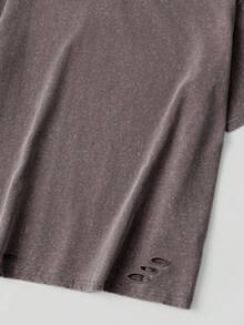 棉质男士圆领T恤，蜘蛛侠标志印花，男士春夏百搭上衣，柔软透气男士库里短袖T恤