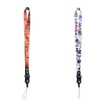 哪吒与敖丙蛇年卡通可拆卸斜挎手机挂绳带指环，学校用品，返校