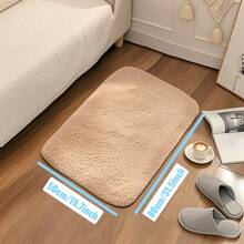 1 块高端柔软毛绒地毯，适用于客厅，包含 1 厘米泡沫垫，蓬松卧室地毯，家居装饰地毯，可爱的奢华防滑地毯，用于家居装饰、户外野餐，适用于卧室、客厅、阳台、书房 - 駝色 - 查看 6