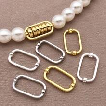 2/4/6件18K镀金珠框双孔框隔珠长方形空心隔珠适用于串珠DIY耳环手链项链珠宝工艺品制作 - 彩色 - 查看 2