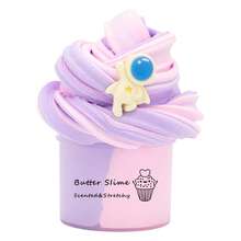 70ml Slime de astronauta de mantequilla con arcoíris, slime negro, slime esponjoso de mantequilla, slime, kit de slime, arcilla - Multicolor - Ver 8