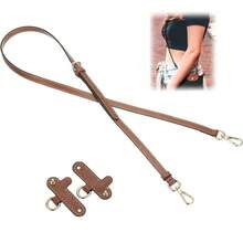 Adjustable Shoulder Strap Accessory For Le Pliage Mini Bag Upgrade, 95-124cm Length, Durable Synthetic Fiber Material, No Punching, Handheld Or Crossbody, With Purse Organizer Available In 4 Pcs/Set, 3Pcs/Set, Single Buckle Women DIY Gift - Brown - View 16
