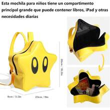 Mochila Estrella Cinco Puntas Ojos Grandes + Bolso De Hombro - Amarillo - Ver 6