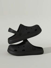 Sandalias casuales y de moda unisex, transpirables y huecas, pantuflas de playa, sandalias de estilo coreano con punta cerrada, adecuadas para el hogar, exteriores, playa y viajes en verano