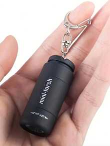 3pcs Mini Keychain LED Flashlight Portable Light Rechargeable Multifunction Outdoor Torch With Bag Clip For Hiking Camping Fishing Running Emergency Lighting, Camping Accessories