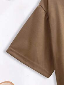 Women T-Shirts - Camel - View 4