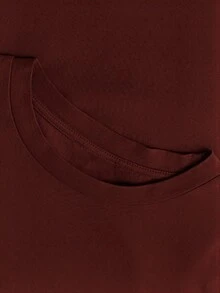 Marvel Áo thun họa tiết Deadpool, 100% cotton, Áo thun nữ cổ tròn tay ngắn, mặc thường ngày, xuân hè, thoải mái - màu đỏ hạt dẻ - Xem 6