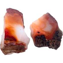 Local Shipping--  Healing Crystals, Stones, Healing Stones, Rock Collection, Agate, Raw Stones ,Crystals, Rocks, Jade, Crystals And Healing Stones(Labradorite, 2 Pcs) - Ngọc mã não đỏ - Xem 1