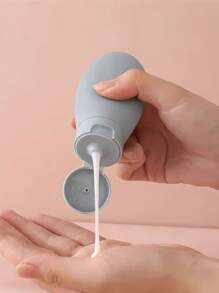 3 Stücke auslaufsichere Reiseflaschen mit Tragetasche - nachfüllbar und quetschbar für stressfreies Reisen