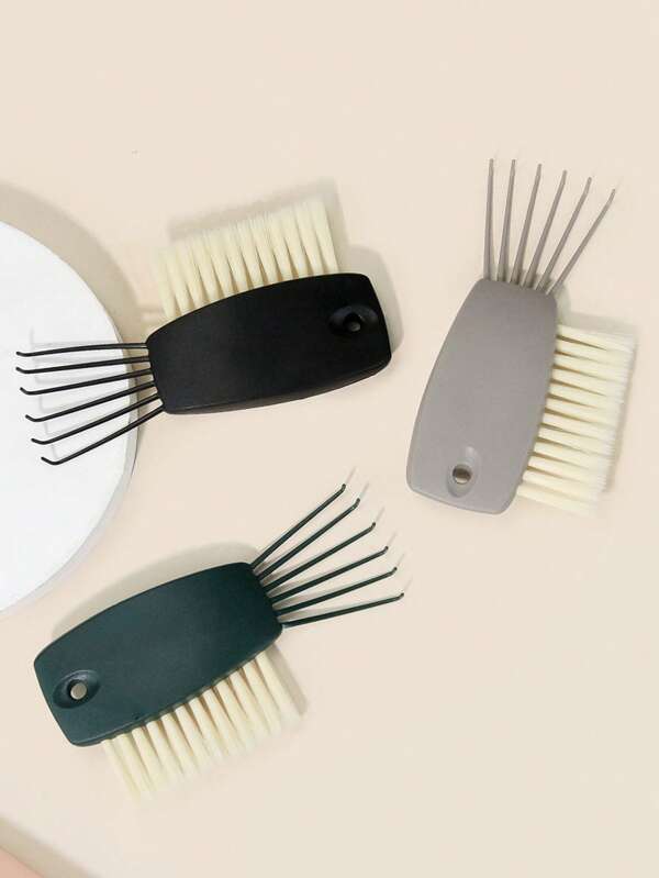 1 Set Cepillo Limpiador de Peine, Garra de Limpieza de Plástico, Herramienta de Limpieza para Eliminar el Cabello, Vuelta a la Escuela, Artículos Esenciales de Viaje y Vacaciones, Accesorios para el Cabello para Mujeres