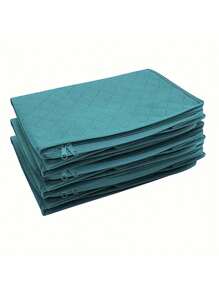 Foldable Storage Containers - Clothes Storage Bags With Lids And Handle For Organizing Bedroom Closet Clothing Comforter Organization And Storage, Ideal For Home, Bedroom, Dorm, Spa Wardrobes Under-Bed Storage