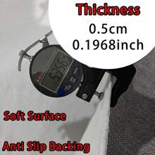 1pc Soft White Flower Print Faux Lambswool Bathroom Mat, Kitchen Rug, Doormat - Super Plush Microfiber, Suitable For Kitchen And Bathroom, Decorative Doormat