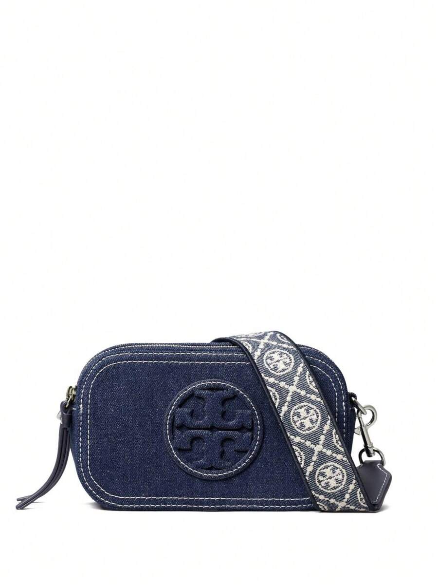 TORY BURCH - Women Miller Denim Mini Crossbody Bag - 403 ROYAL NAVY - View 1