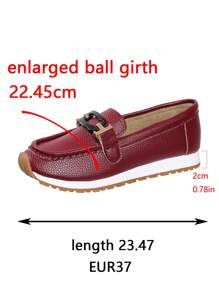 Women's Lychee Grain Embossed Metal Chain Decor Round Toe Soft Bottom Sneakers, Suitable For Sports And Daily Driving, All Season, Black Casual Flat Sports Shoes