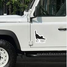 今天不是猫做你自己，适用于书籍、杯子、平板电脑等，一次性贴纸学校用品，返校