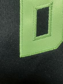 Men 2 Packs Customized Letter Graphic Sports Set - Black - View 5