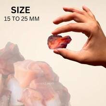 Local Shipping--  Healing Crystals, Stones, Healing Stones, Rock Collection, Agate, Raw Stones ,Crystals, Rocks, Jade, Crystals And Healing Stones(Labradorite, 2 Pcs) - Ngọc mã não đỏ - Xem 4