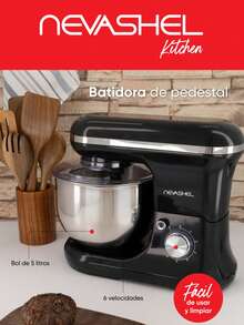 Professional Powerful Electric Stand Mixer Black Color Frequency 60HZ - Black - View 9