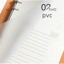 商务拉链袋笔记本A5活页本套装学校用品办公多功能会议记录簿配有卡槽和手机支架仿PU皮革活页夹 - A5 - 查看 7