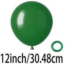 10/20 个 12 英寸橄榄绿圆形乳胶气球套装，适合生日、婚礼、周年纪念、迎婴派对、性别揭晓 - 无需电力，适合所有季节和父亲节/母亲节派对装饰