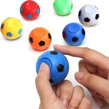 15 pièces/30 pièces Mini toupies Fidget Ballon de football, cadeaux de fête de qualité pour les sports de football, jouets sensoriels pour les doigts, prix de carnaval, trésors de classe, cadeaux d'anniversaire en vrac pour les étudiants (couleur aléatoire)