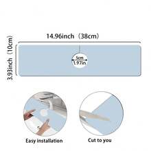 1pc Solid Color Sink Faucet Suction Cup Mat, Drain Mat, For Kitchen, Bathroom Sink, Countertop, Drain Mat, Silicone Washbasin, Trimmable And Quick-Drying Mat - Multicolor - View 21