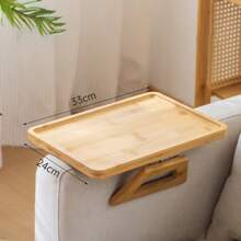 1 Set Armrest Table Clamp On Tray, Fits Wide Sofa, Sofa Arm Tray Table, Portable Table, TV Table And Small Side Table
