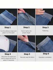 1/2 卷 60 米熨烫式卷边胶带、双面粘合衬、热熔织物粘合网、不含用于服装的无纺布热熔胶布、薄胶网膜底部卷边胶带、非常适合粘合和工艺项目、无纺布装饰带、白色双面 DIY 胶带（用于缝纫用品）