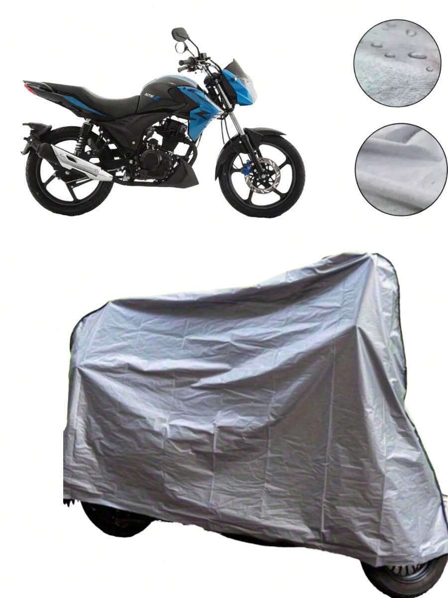 DeTODO Waterproof Motorcycle Sun Protection Cover 240x140 - XL - View 1