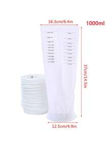 10 bolsas de vómito desechables con medidas graduadas, portátiles y adecuadas para automóviles, viajes en avión y kits de emergencia para limpiar automóviles y tratar el mareo. También se pueden usar como bolsa de almacenamiento para el hogar, bolsa de maquillaje, bolsa de cosméticos, organizador de vacaciones, organizador de maquillaje de gran capacidad, para lápices labiales, pinceles, productos para el cuidado de la piel, teléfonos móviles, monedas, artículos pequeños, para el hogar, regalos, vacaciones y festividades como Halloween y Navidad. Uso multifuncional con vibras bohemias. - Multicolor - Ver 4