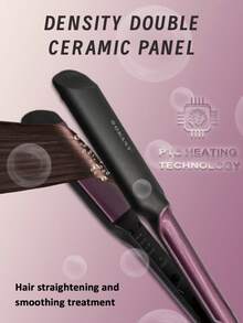 SOKANY Multi-Function Hair Straightener/Curler. Scald-Resistant Exterior Design, No Burn Hands. Negative Ion Function, No Hair Damage. Adjustable Temperature, LED Display, Temperature Clearly Visible. Suitable For Curling, Straightening, Thick & Soft Hair Textures. Applicable For Home, Salon, Dorm And More Scenarios.