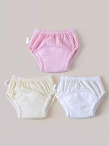 3/4 pezzi Pannolini di addestramento per neonati, pantaloncini di addestramento estivi lavabili e leggeri per bambini e bambine, pannolini di stoffa riutilizzabili, biancheria intima per pannolini morbida e traspirante, adatta per l'addestramento alla toilette, attività all'aperto, articoli essenziali per neonati