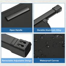 Retractable Cargo Cover For CRV Waterproof Non Slip SUV Rear Trunk Shielding Shade - Black CRV 2023 2024 - View 4