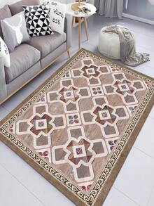Modern Abstract Indoor Decorative Rug, New Short Plush Pearl Velvet Material Indoor Carpet, Living Room Rug, Sofa Rug, Bedroom Rug, Bedside Non-Slip Mat, Dining Room Kitchen Rug, Office Chair Pad, Entryway Doormat, Outdoor Picnic Mat, Baby Crawling Soft Carpet, Outdoor Camping Mat - Multicolor 2 - View 12