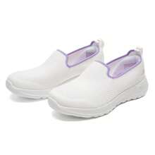 Skechers 女鞋 運動鞋輕便一腳穿懶人鞋休閒鞋健步鞋 124686-WPR - 白色 - 查看 3