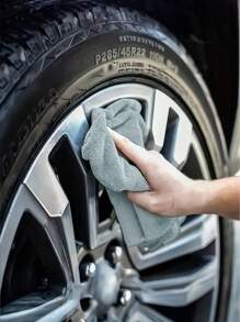 Microfiber Cleaning Cloth Grey - 10/5 Pcs- High Performance - Lint Free - Scratch Free, Ultra Absorbent Microfiber Towel Weave Grime & Liquid For Streak-Free Mirror Shine , For Cars, SUVs, RVs, Trucks, And Boats - Car Washing Cloth