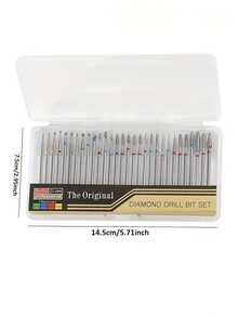 30pcs/Set Diamond Nail Dill Bit Milling Cutter For Manicure Cuticle Remove Files Nail Art Professional Tools Accessories - Multicolor - View 3