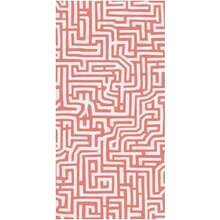Coral And Cream Geometry Texture Beach Towel Quick-Dry & Super Absorbent Sand Proof Towels Classic Boho Geometric Design Summer Microfiber Bath Towel Pool Travel Swimming, Great Gift For Friends, Parents, Families Home Bathroom Outdoor Beach Swimming Pool Travel Use 29x58 Inch - Style-5 - View 2