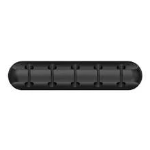 1-Pack Self-Adhesive Silicone Cable Organizer 3-Hole 5-Hole 7-Hole Office Desk Storage Headphone Cable Mobile Phone Data Cable Wire Multi-Function Cable Winder Wall Cable Holder Desktop Storage Rack Back To School