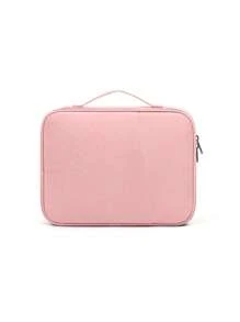 1 pezzo Custodia portatablet in poliestere a più scomparti con grande capacità, adatta per tablet da 11/12/13 pollici, con borsa per computer portatile e manico, borsa multifunzionale per viaggi di lavoro
