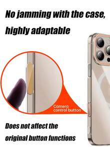 2 片装相机按键保护膜，兼容 16/16 Plus/16 Pro/Max、17/17 Pro/17 Pro Max，自动对齐防刮滑盖金属保护壳，兼容苹果手机侧边点击拍照按钮，多种颜色可选 - 多色 - 查看 4