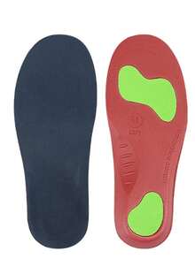 1Pair EVA Green Children's Arch Insole, Learning To Walk, Heart Support Insole, Unisex High Elasticity Insole - View 5