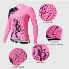 2024 New Type Cycling Jersey Cycling Clothes Long Sleeves Jersey For Woman