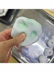 1pc Malleable Ice Skin Sticky Rice Ball Squeezable Relief , Realistic Mochi With Good Tactile, Stress Relief - Multicolor - View 2