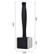 Gorilla Grip Double-Sided Meat Tenderizer Tool, Heavy Duty Kitchen Mallet, Spiked Side Tenderizes, Smooth Flattens Steak, Pound Beef, Maximize Food Flavor, Comfortable Handle, Commercial Grade, Black - Máy làm mềm thịt hai mặt không cần kim - Xem 9