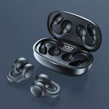 Wireless Earphones, Touch Control Earphones, Ear Clip Style Earphones That Don't Hurt The Ears, Compatible With Apple Earphones Earclip Earphones
